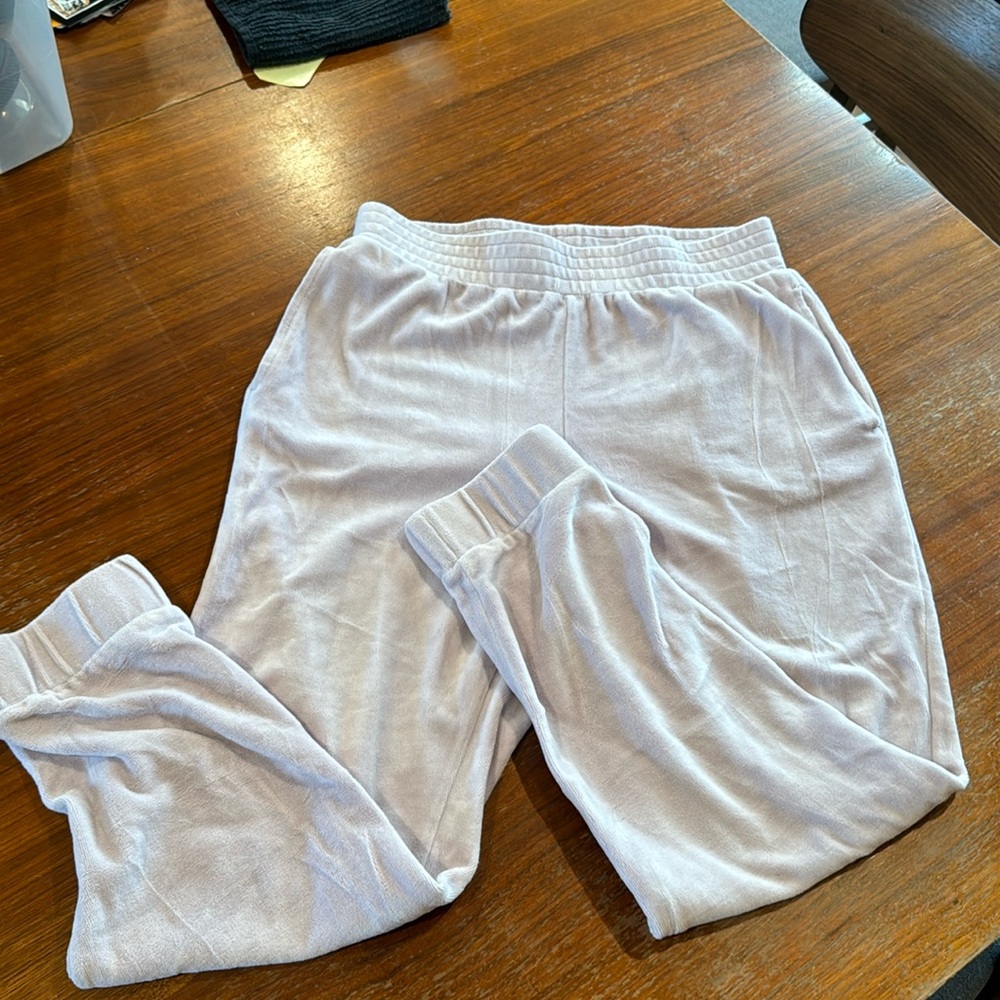 Lavander velour  Sweat pants